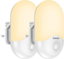 2 Pack LED Night Light, Night