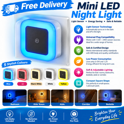 Automatic led night light - automatic, uk