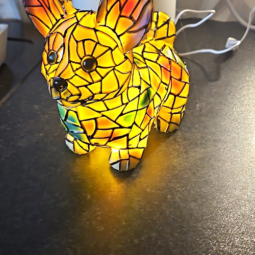 Dashaund mosaic led night - led,