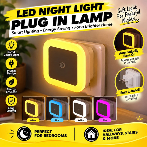 Automatic led night light - night, uk
