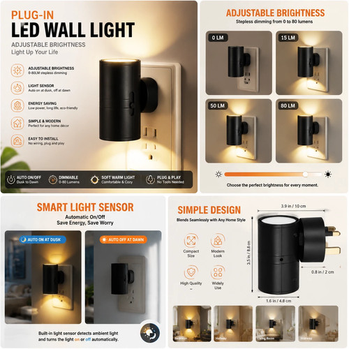 Dusk dawn sensor led night - dawn,