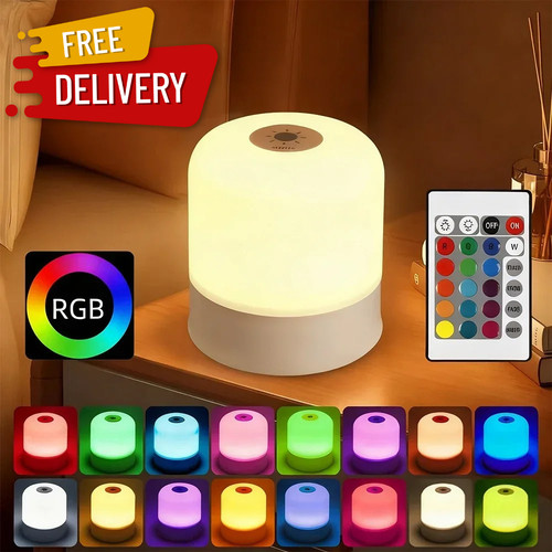 Led touch night light rgb - led,
