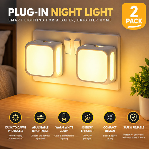 Pack plug night lights - lights,