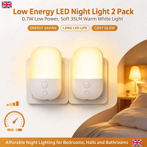 2pack night light plug wall - in,